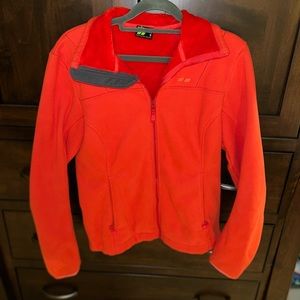 KOPPEN Bright Coral Zip Up